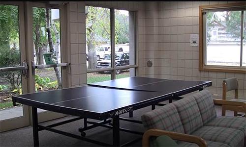 Hilger Hall game room